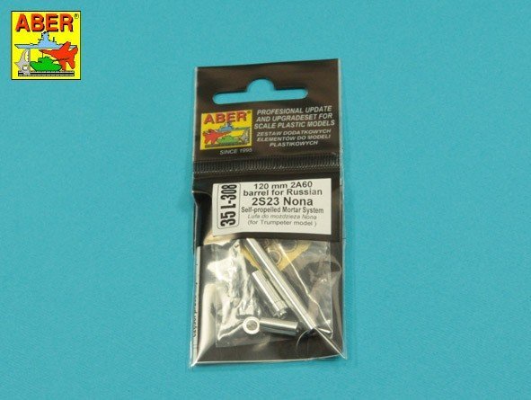 Aber 35L-308 Lufa 120mm 2A60 do rosyjskiego moździerza 2S23 Nona 1/35