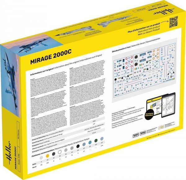 Heller 56426 Starter Kit - Mirage 2000C 1/48