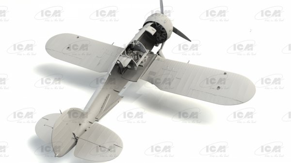 ICM 32045 Gloster Sea Gladiator Mk.II With Royal Navy pilots 1/32
