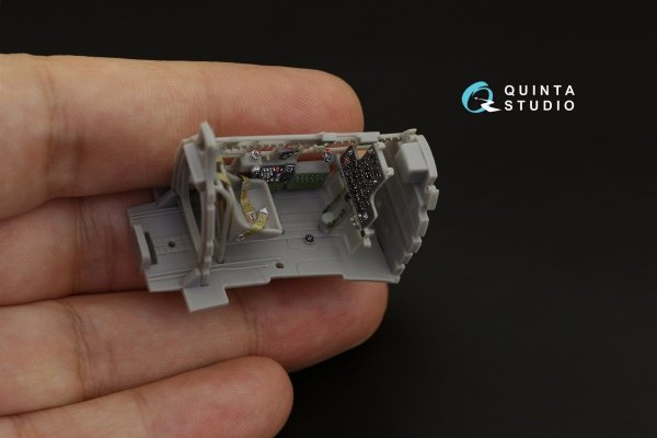 Quinta Studio QD48272 P-40B 3D-Printed &amp; coloured Interior on decal paper (Airfix) 1/48