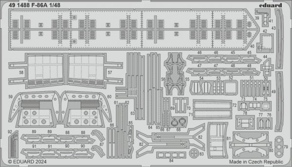 Eduard 491488 F-86A CLEAR PROP 1/48