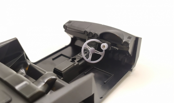 Yamamoto Model Parts YMPTUN23 Kierownica sportowa+naba quick release 1/24