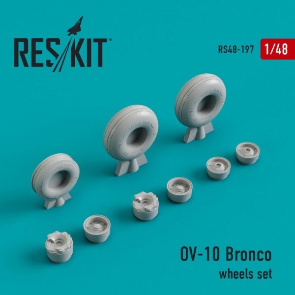 RESKIT RS48-0197 OV-10 Bronco wheels set 1/48