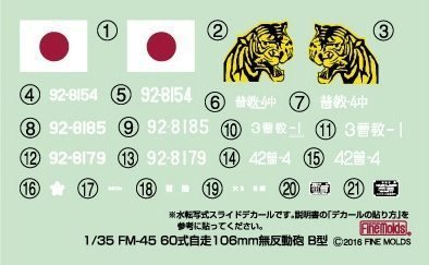 Fine Molds FM45 JGSDF Type 60 SPG (Model B) 1/35