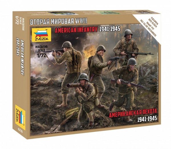 Zvezda 6278 U.S. Infantry 1/72