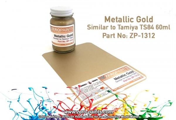 Zero Paints ZP-1312 Metallic Gold Paint - Similar to TS84 60ml