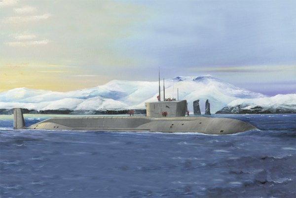 Hobby Boss 83520 Russian Navy Project 955 Borei-Yuri Dolgoruky SSBN (1:350)