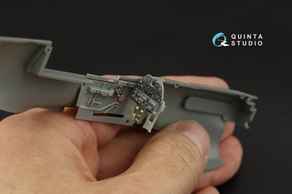 Quinta Studio QD48317 P-40E/K 3D-Printed &amp; coloured Interior on decal paper (Hasegawa) 1/48