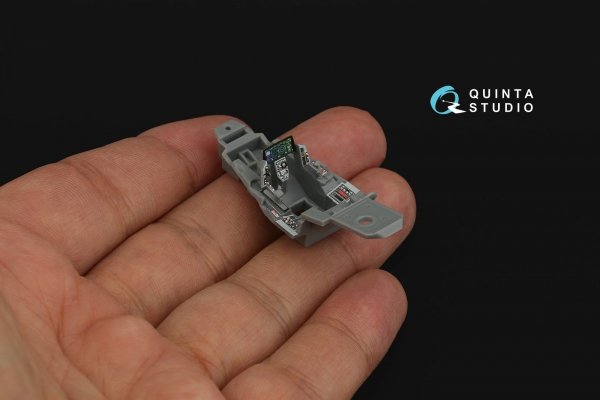 Quinta Studio QD72051 F-35A Lighting II 3D-Printed &amp; coloured Interior on decal paper (Tamiya) 1/72