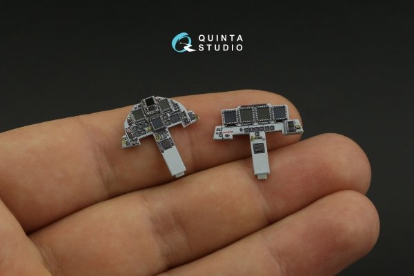 Quinta Studio QDS-48426 F-15E 3D-Printed coloured Interior on decal paper (Academy) (Small version) 1/48