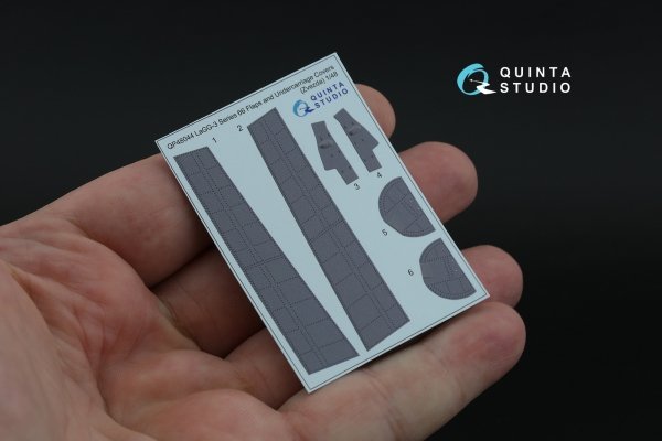 Quinta Studio QP48044 LaGG-3 Series 66 Flaps and Undercarriage Covers (Zvezda) 1/48