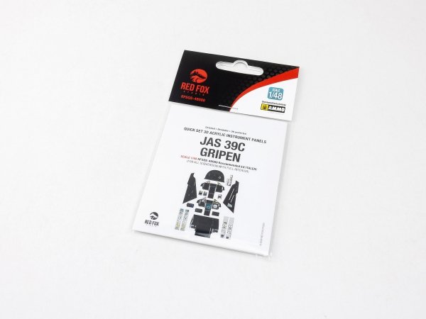 Red Fox Studio QS-48089 JAS 39C Gripen Italeri 1/48