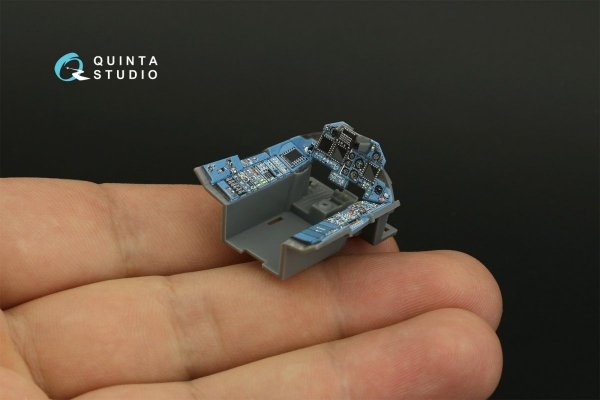 Quinta Studio QDS-48320 Su-30SM 3D-Printed &amp; coloured Interior on decal paper (GWH) (Small version) 1/48