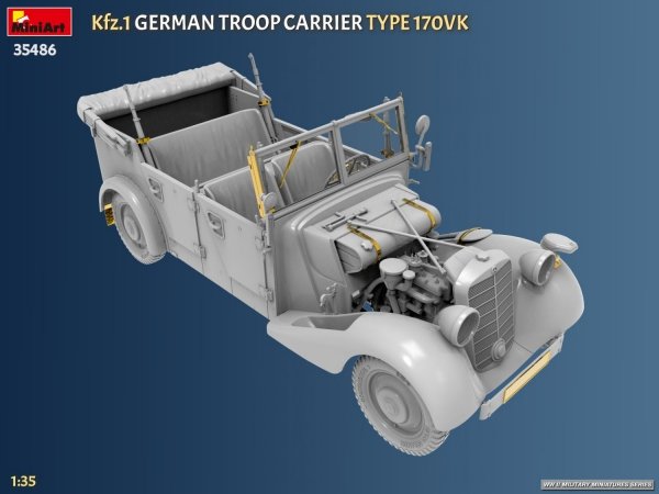 MiniArt 35486 Kfz.1 German Troop Carrier Type 170VK 1/35