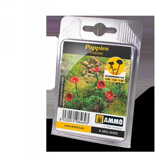 AMMO of Mig Jimenez 8469 Poppies