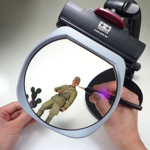 Tamiya 74110 Stand Loupe Pro with 1.8x Multi-Coated Lens