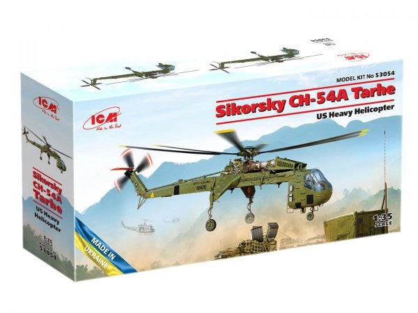 ICM 53054 Sikorsky CH-54A Tarhe US heavy helicopter 1/35