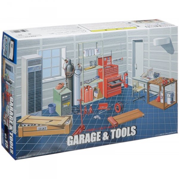 Fujimi 11118 Garage and Tools  1/24