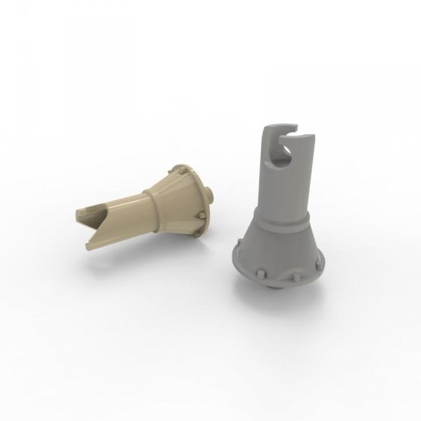 Quinta Studio QT48034 I-16 Detail set: Propeller hub ratchet, Venturi tube, PAK-1 gunsight, OP-1 gunsight (all kits) 1/48