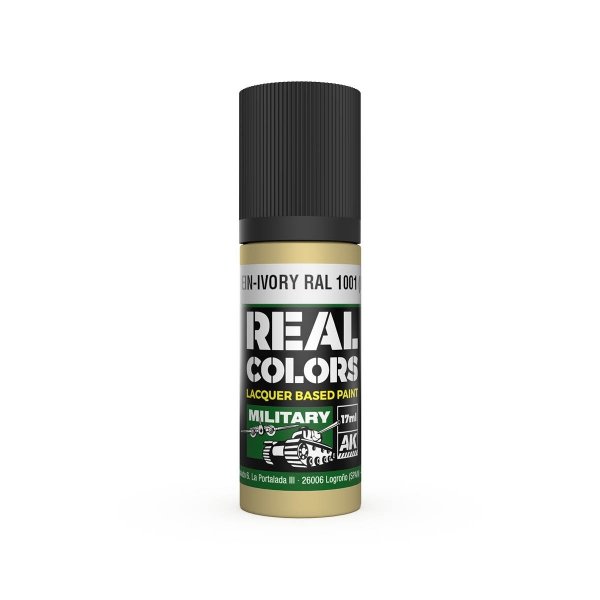 AK Interactive RC851 Elfenbein-Ivory RAL 1001 (Interior Color) 17 ml