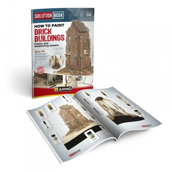 AMMO of Mig Jimenez 7710 SOLUTION BOX 09 - Brick Buildings