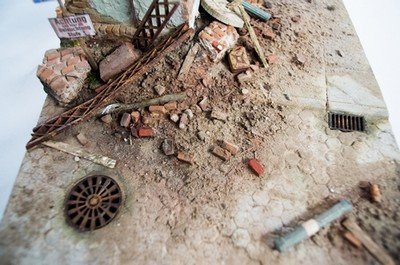 RT-Diorama 35589 Round manhole cover 1/35