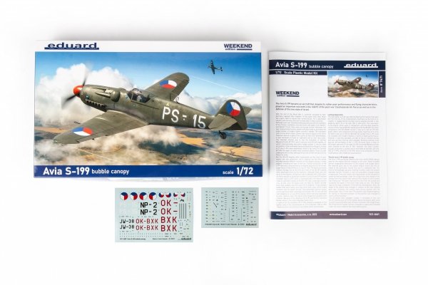 Eduard 7471 Avia S-199 bubble canopy 1/72
