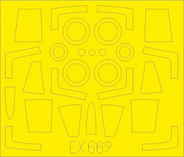 Eduard EX669 F-104J TFace 1/48 KINETIC MODEL