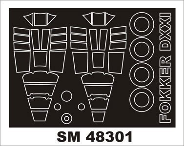 Montex SM48301 Fokker XXI (Wasp Engine) SPECJAL HOBBY