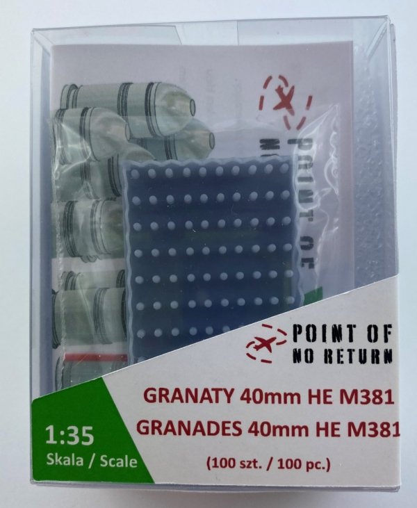 Point of no Return 3522012 Granaty 40mm HE M381 1/35