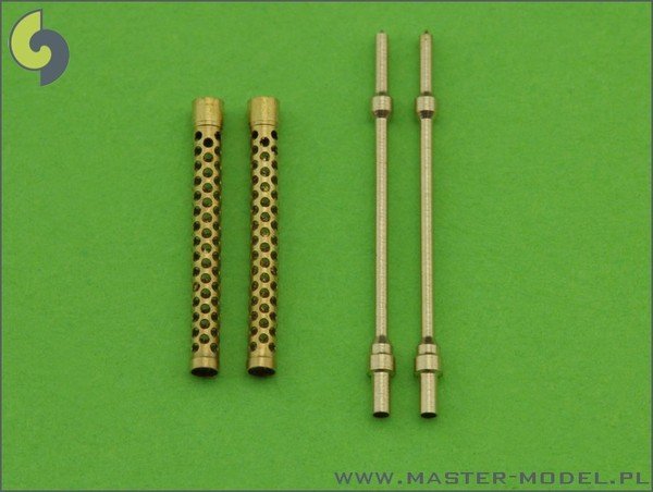 Master AM-48-053 Italian machine gun Breda SAFAT 7,7mm barrels (2pcs) (1:48)