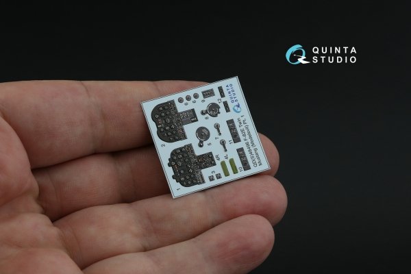 Quinta Studio QD48496 F-82E Twin Mustang 3D-Printed coloured Interior on decal paper (Modelsvit) 1/48