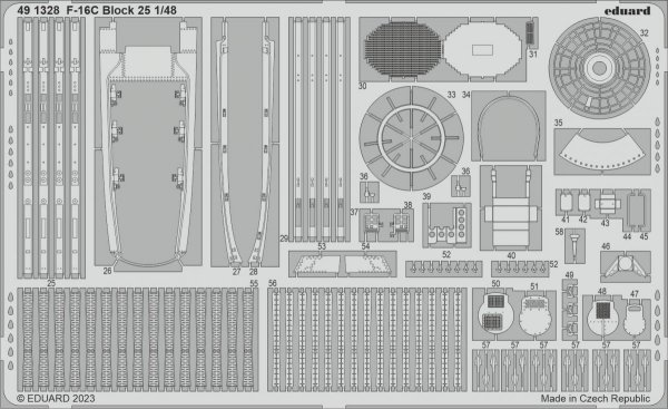 Eduard BIG49364 F-16C Block 25 KINETIC MODEL 1/48