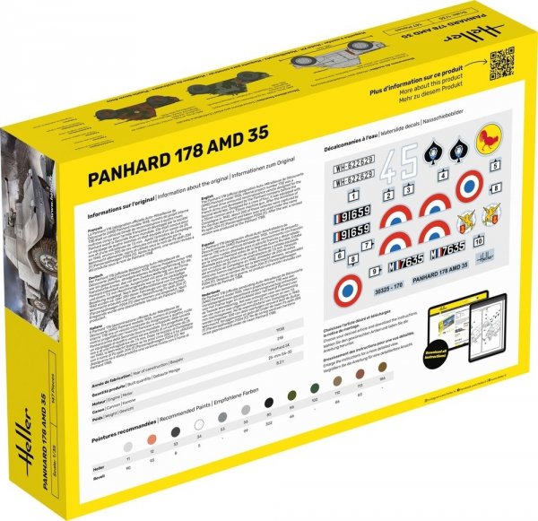 Heller 35325 Panhard 178 Starter Kit 1/35