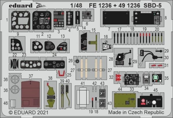 Eduard 491236 SBD-5 REVELL 1/48