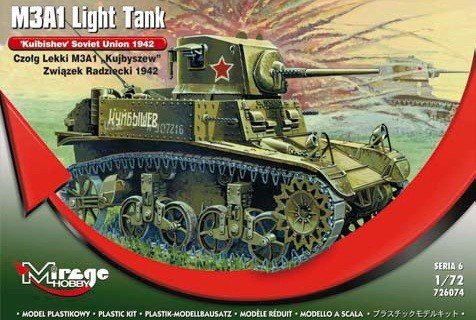 Mirage Hobby 726074 Kuybishev M3A1 Diesel Tank (1:72)