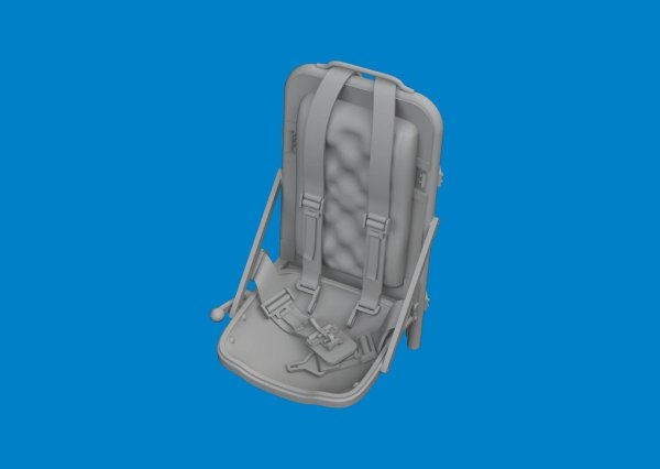 Eduard 6481041 P-51B/ C seat w/ integral belts Type 3 PRINT EDUARD 1/48