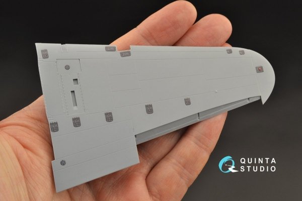 Quinta Studio QP48005 IL-2 (single seater) lights, hatches and panels (Zvezda) 1/48