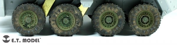 E.T. Model ER35-010 US ARMY Stryker Armored Vehicle Weighted Road Wheels For TRUMPETER 1/35