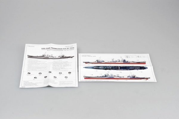 Trumpeter 05747 USS San Francisco CA-38 1944 1/700