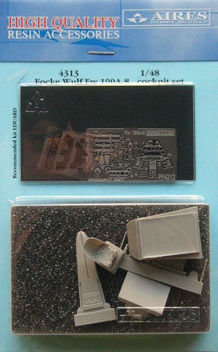 Aires 4313 Fw 190A-8 cockpit set 1/48 Eduard