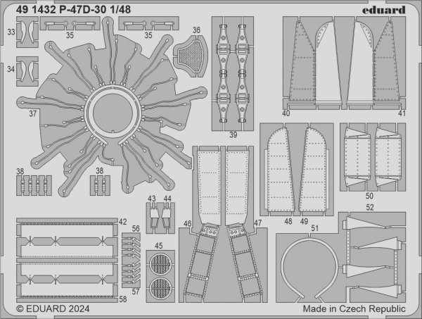 Eduard 491432 P-47D-30 MINIART 1/48