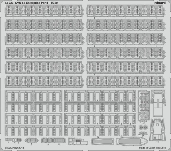 Eduard BIG5351 CVN-65 Enterprise PART I TAMIYA 1/350