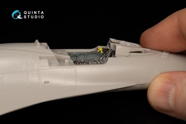 Quinta Studio QDS-48012 Mitsubishi F-2A 3D-Printed coloured Interior on decal paper (Hasegawa) (small version) 1/48