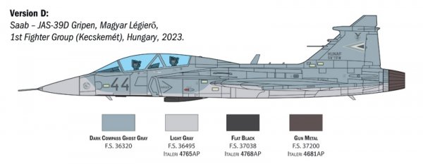 Italeri 2664 JAS-39D GRIPEN TWIN SEATER 1/48