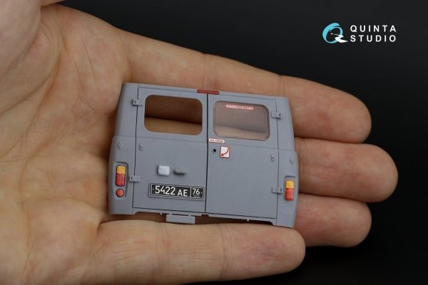 Quinta Studio QD35045 UAZ-3909 3D-Printed &amp; coloured Interior on decal paper (Zvezda) 1/35