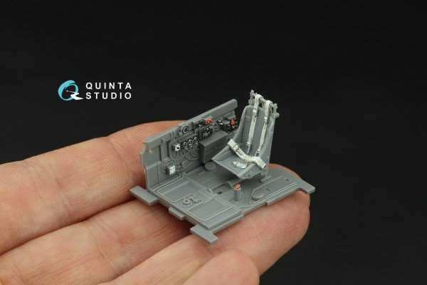 Quinta Studio QD48510 P-47 D-30 3D-Printed coloured Interior on decal paper (Miniart) 1/48
