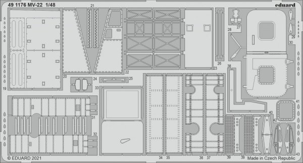 Eduard 491176 MV-22 HOBBY BOSS 1/48