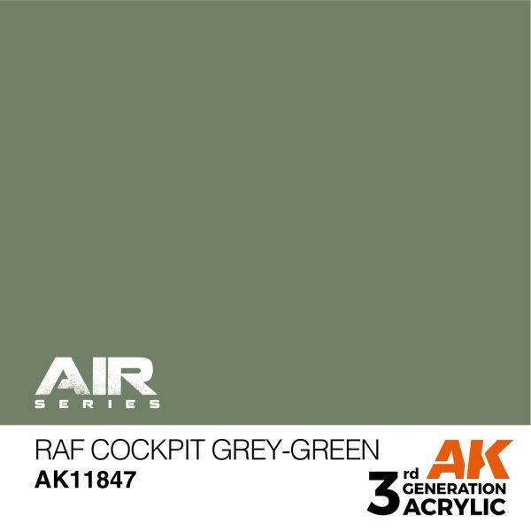 AK Interactive AK11847 RAF COCKPIT GREY-GREEN – AIR 17ml