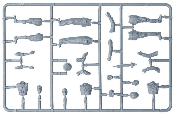 MiniArt 38075 GERMAN CIVILIANS 1930-40S. RESIN HEADS 1/35